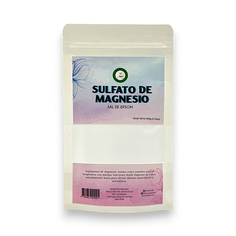 SULFATO DE MAGNESIO 100 G - AVANTARI