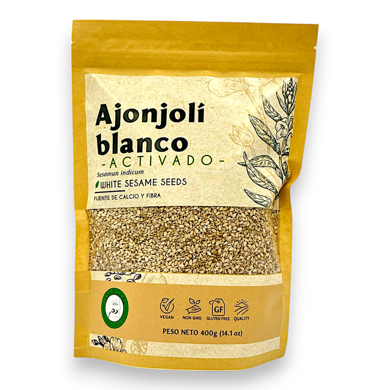 AJONJOLI BLANCO ACTIVADO 400G - AVANTARI