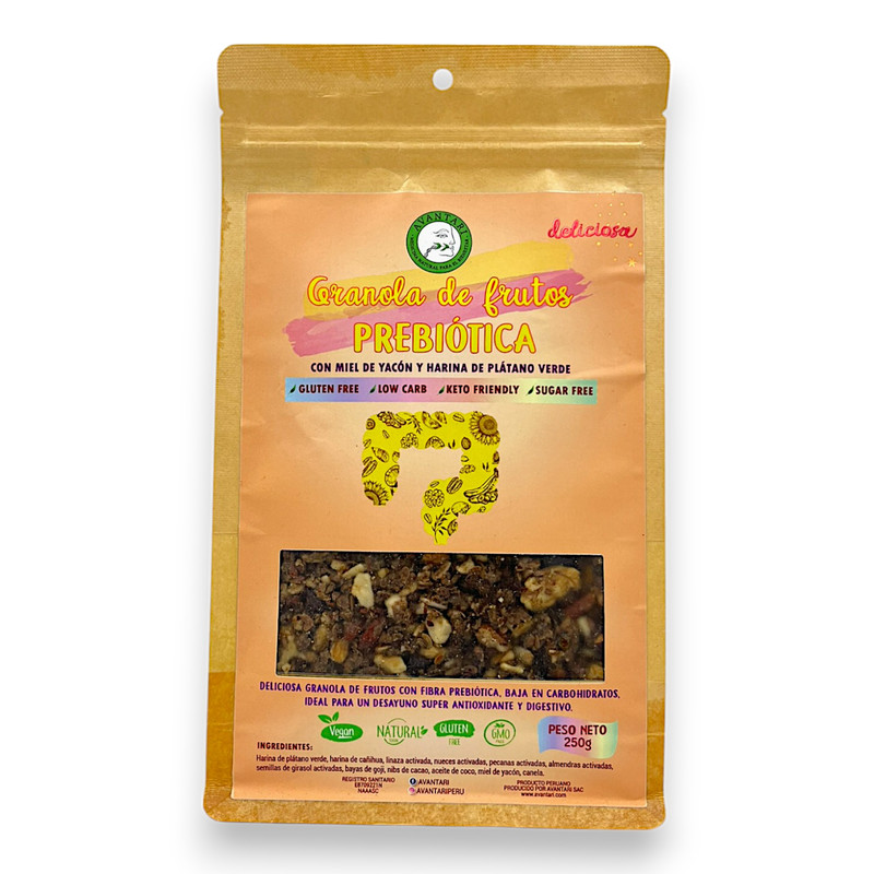 GRANOLA DE FRUTOS PREBIOTICA 250G - AVANTARI