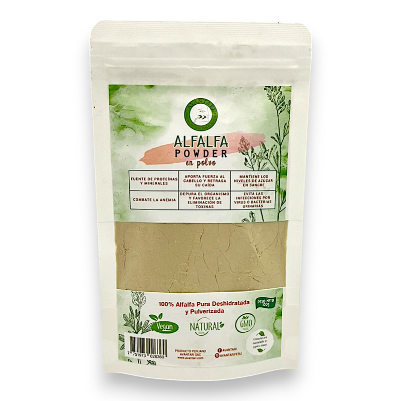 ALFALFA POWDER 100G - AVANTARI