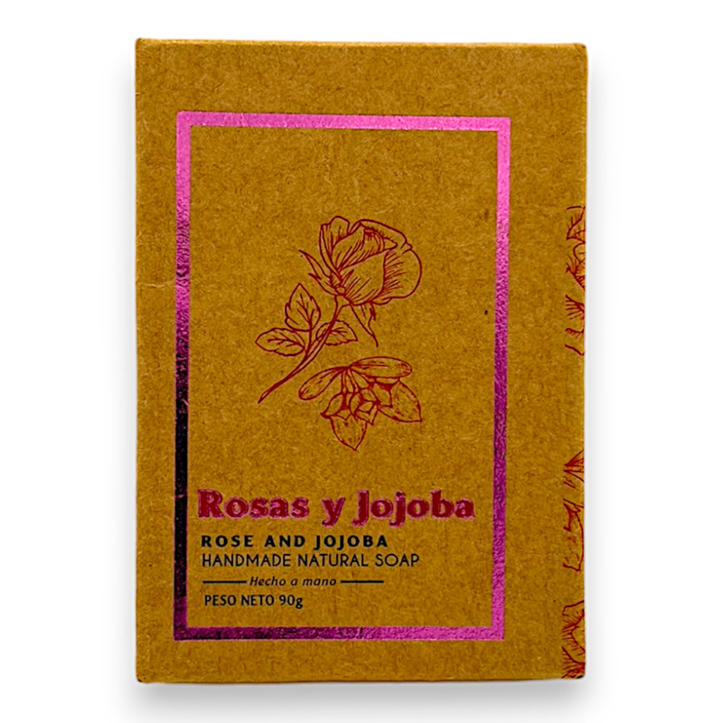 JABON NATURAL DE ROSAS Y JOJOBA 90G - AVANTARI