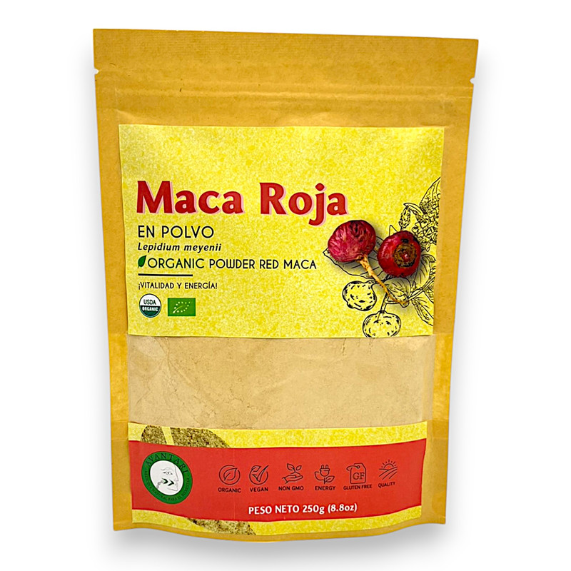 MACA ROJA ORGANICA 250G - AVANTARI