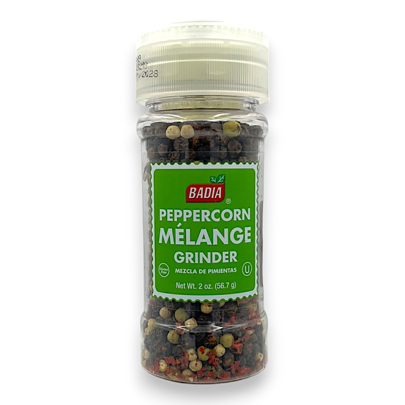 MEZCLA DE PIMIENTAS MOLINILLO (PEPPERCORN) 2 OZ - BADIA