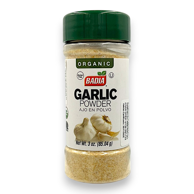 AJO EN POLVO ORGANICO (GARLIC) 3 OZ - BADIA