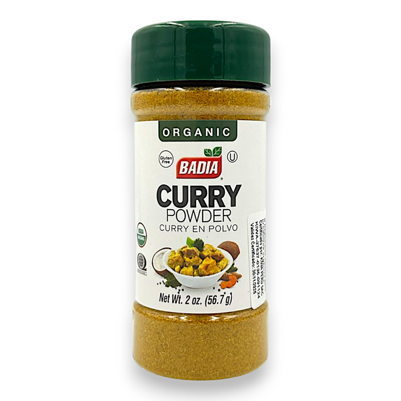 CURRY EN POLVO ORGANICO 2 OZ - BADIA