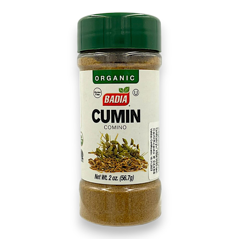 COMINO EN POLVO ORGANICO (CUMIN) 2 OZ - BADIA