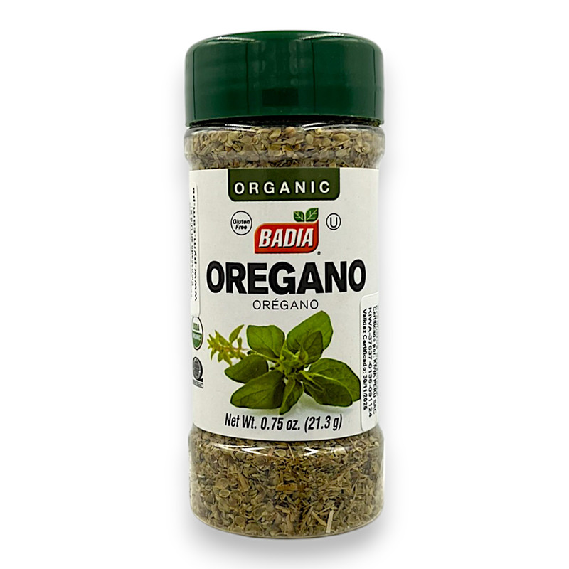 OREGANO ENTERO EN HOJAS ORGANICO 0.75 OZ - BADIA