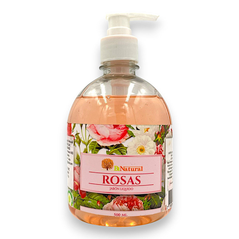 JABON LIQUIDO ROSAS 500ML - BINATURAL