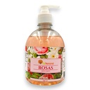 JABON LIQUIDO ROSAS 500ML - BINATURAL