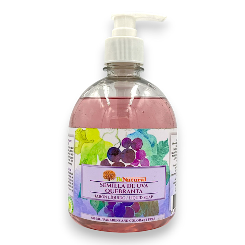 JABON LIQUIDO SEMILLA DE UVA QUEBRANTA 500ML - BINATURAL