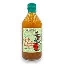 VINAGRE DE SIDRA DE MANZANA ORGANICO CON LA MADRE 500ML - CARANDINI