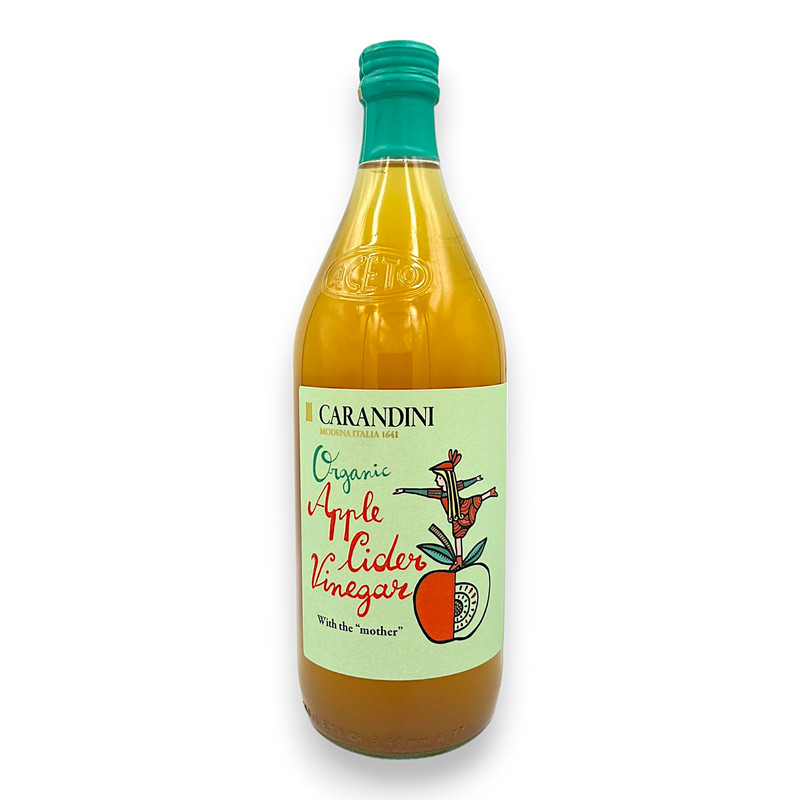 VINAGRE DE SIDRA DE MANZANA ORGANICO CON LA MADRE 1L - CARANDINI