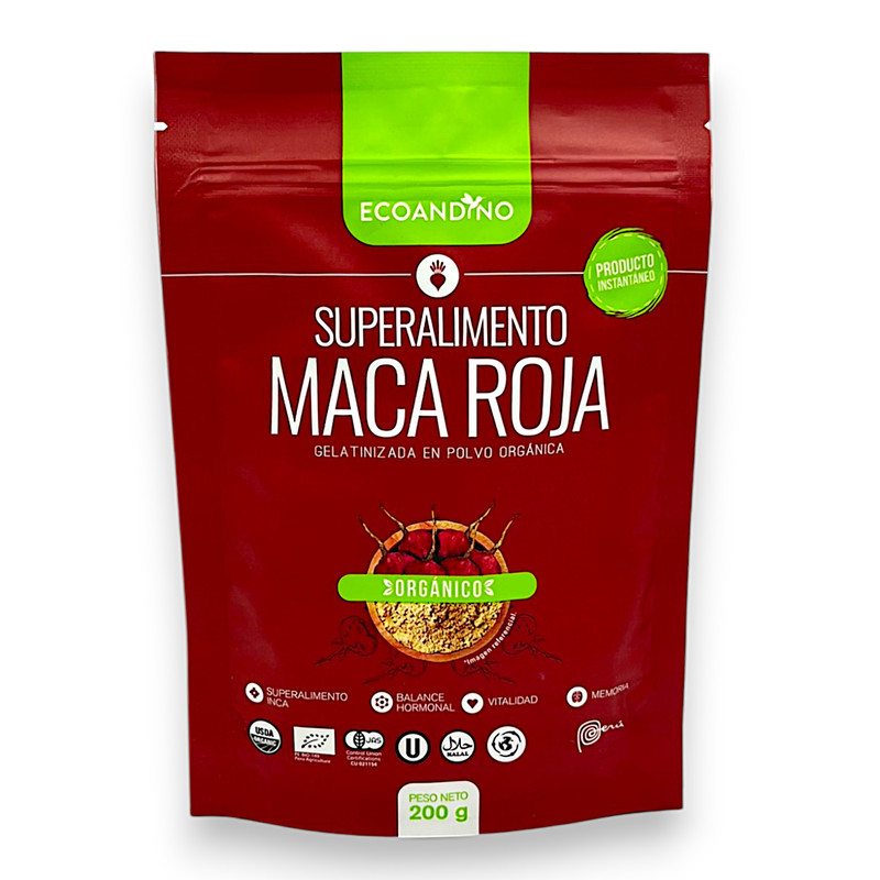 MACA ROJA ORGANICA 250G - ECOANDINO