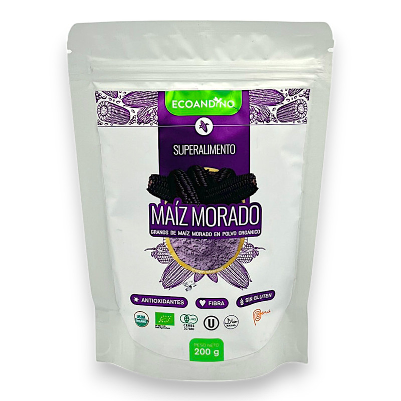 HARINA DE MAIZ MORADO 250G - ECOANDINO
