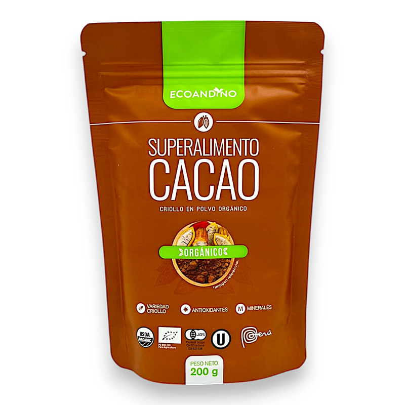 POLVO DE CACAO 200G - ECOANDINO