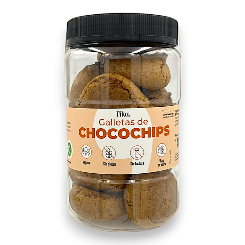 GALLETAS CHOCOCHIPS C/ PECANAS 140G - FIKA