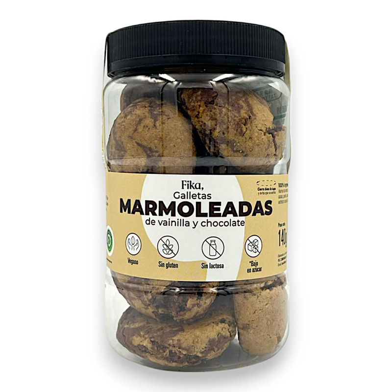 GALLETAS MARMOLEADAS DE VAINILLA Y CHCOLATE 140G - FIKA