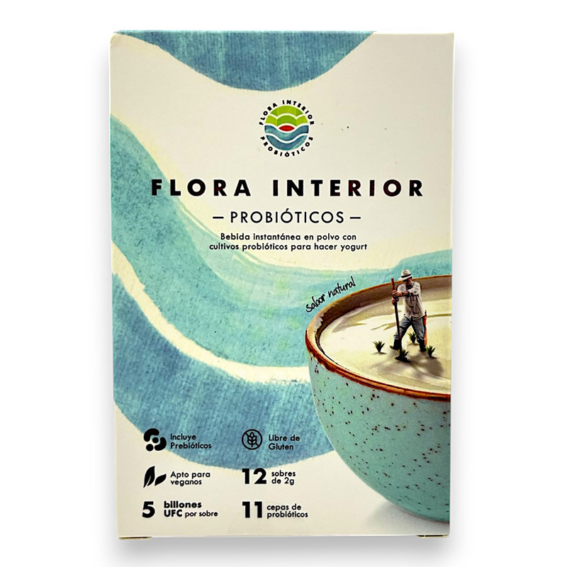 PROBIOTICO CAJA AZUL X12 UND 11 CEPAS - FLORA INTERIOR