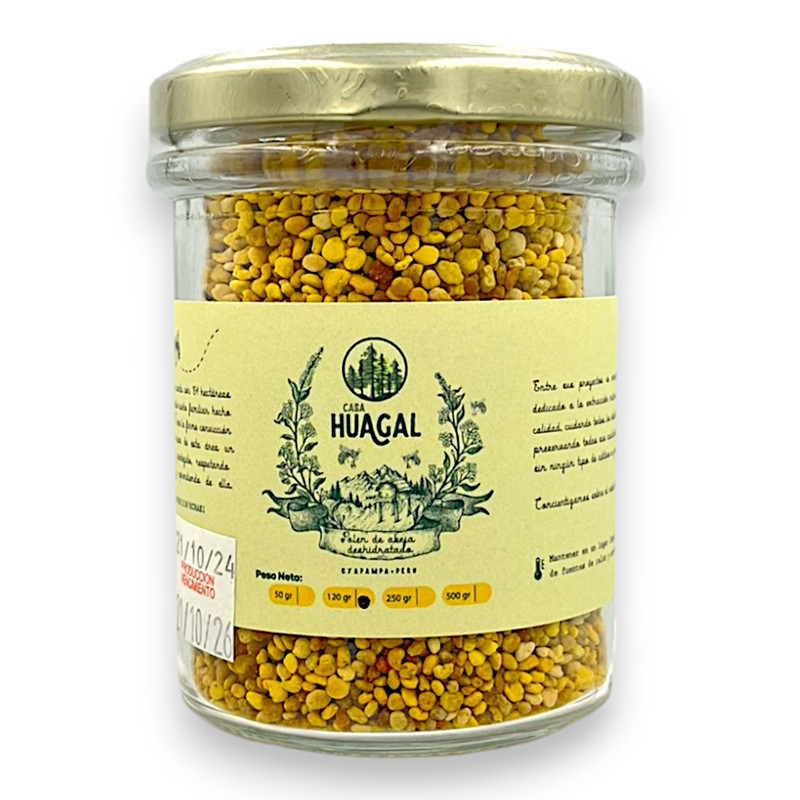 POLEN DE ABEJA MULTIFLORAL 120G - HUAGAL