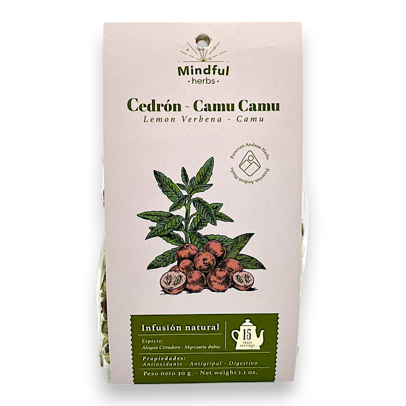 INFUSION NATURAL CEDRON Y CAMU CAMU 30G - MINDFUL HERBS