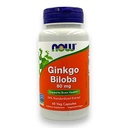 GINKGO BILOBA 60MG 60 CAPS - NOW