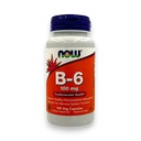 B6 100MG 100CAP - NOW