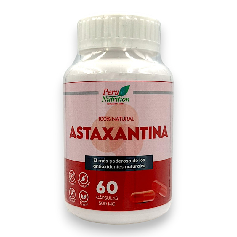 ASTAXANTINA 500MG 60 CAPS - PERU NUTRITION