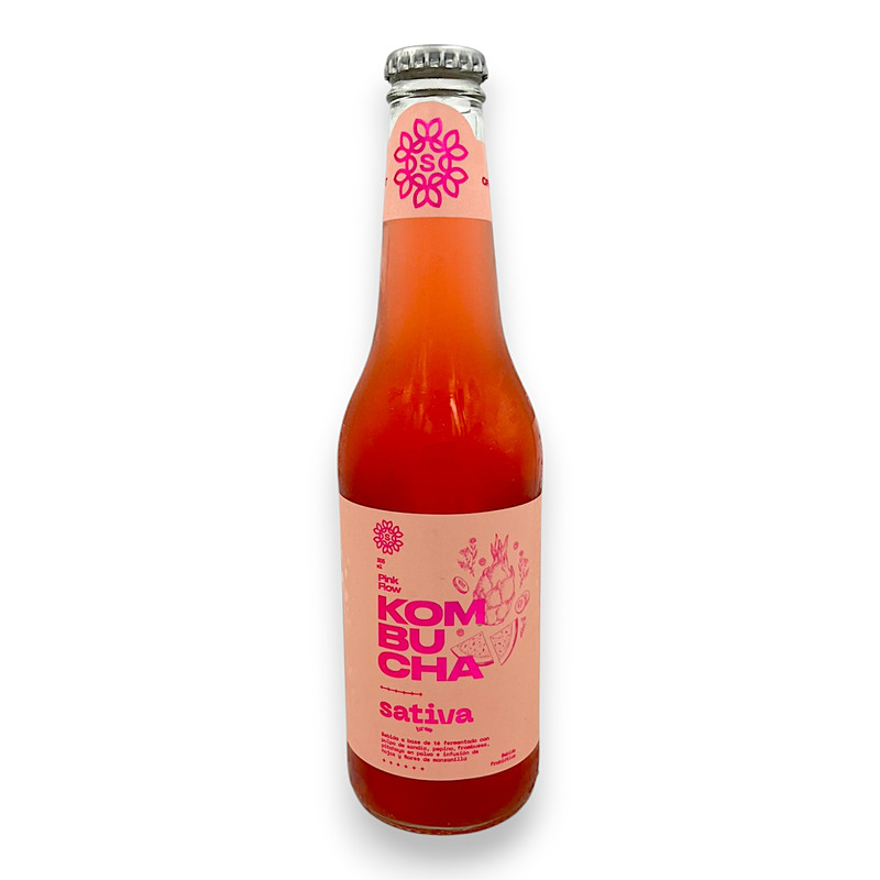 KOMBUCHA PINK FLOW 355ML - SATIVA