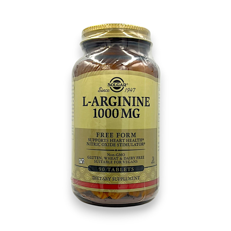 L - ARGININE 1000MG 90TABS - SOLGAR