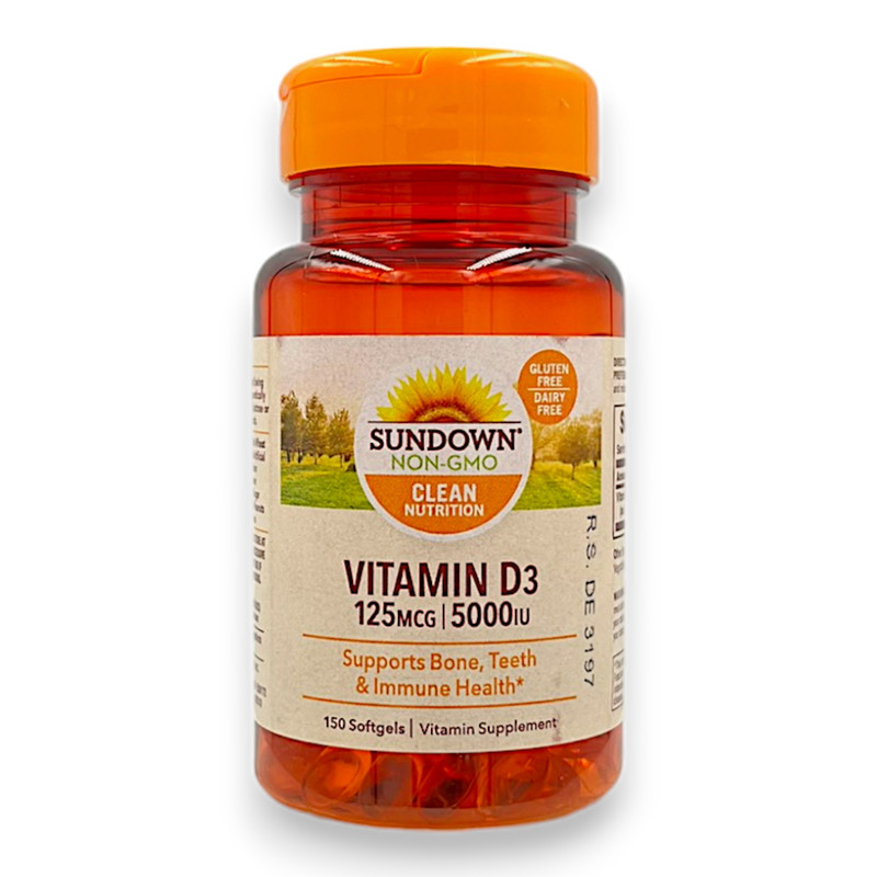 VITAMINA D3 5000IU 150SOFTGELS - SUNDOWN