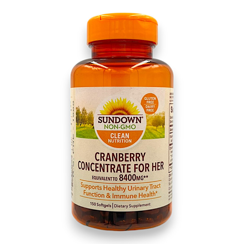 CRANBERRY CONCENTRATE FOR HER 8400MG 150 CAP - SUNDOWN