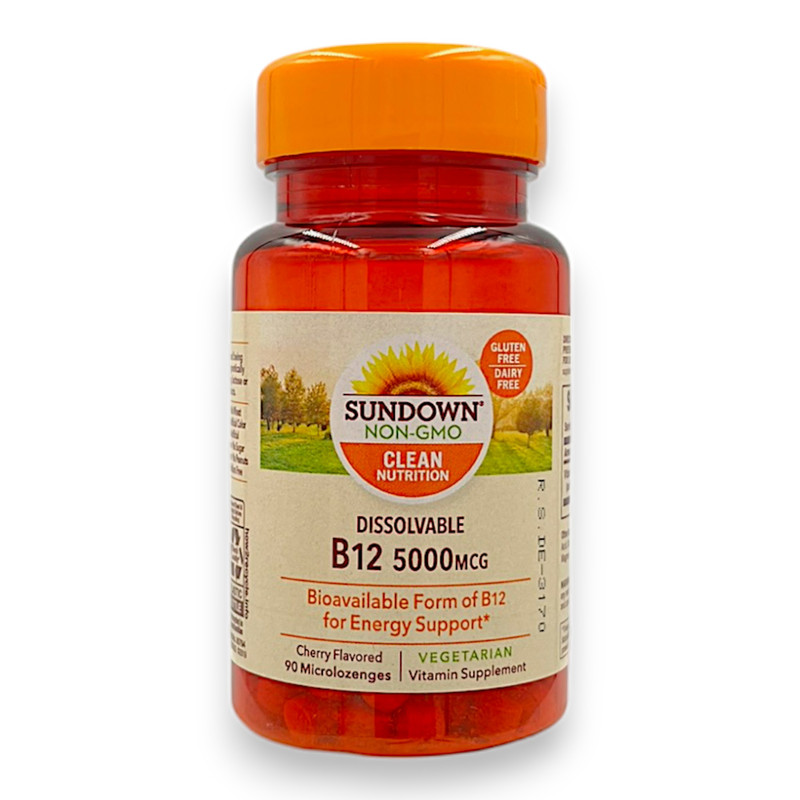 B12 5000MCG 90 TAB - SUNDOWN
