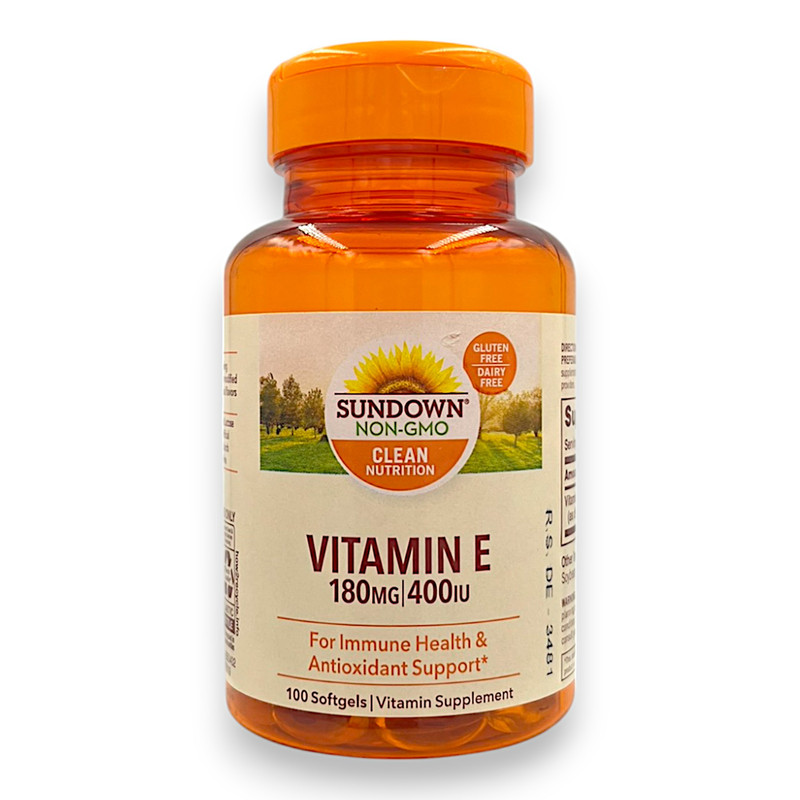 VITAMINA E 180MG 100CAPS - SUNDOWN