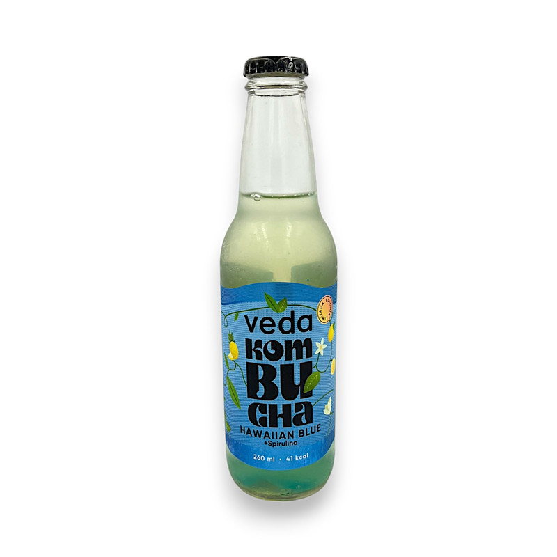 KOMBUCHA HAWAIIAN BLUE 260ML - VEDA