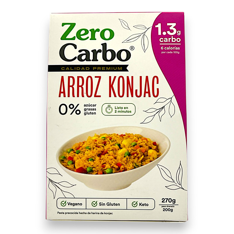 ARROZ KONJAC 270G - ZERO CARBO