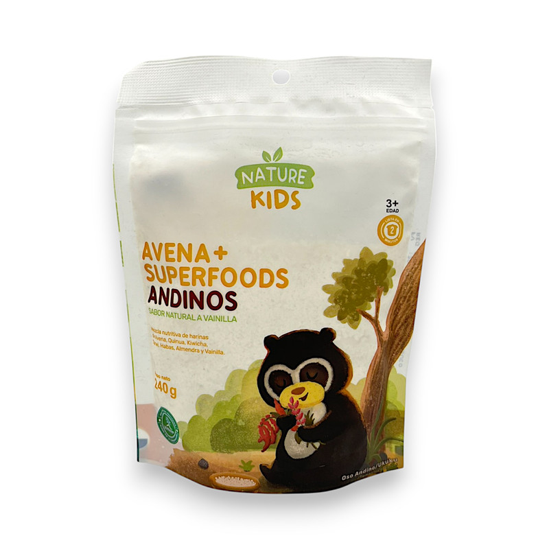 AVENA PLUS VAINILLA SUPERFOODS ANDINOS 240G - NATURE KIDS