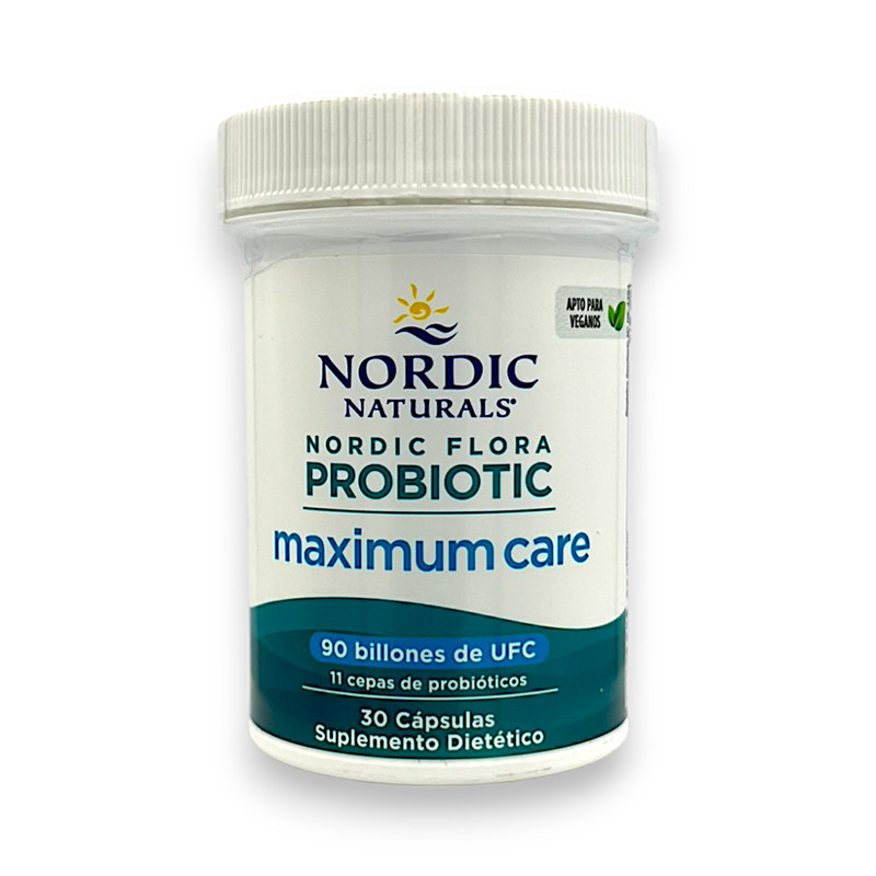 FLORA PROBIOTIC MAXIMUM CARE 90BLL UFC 30CAPS - NORDIC NATURALS