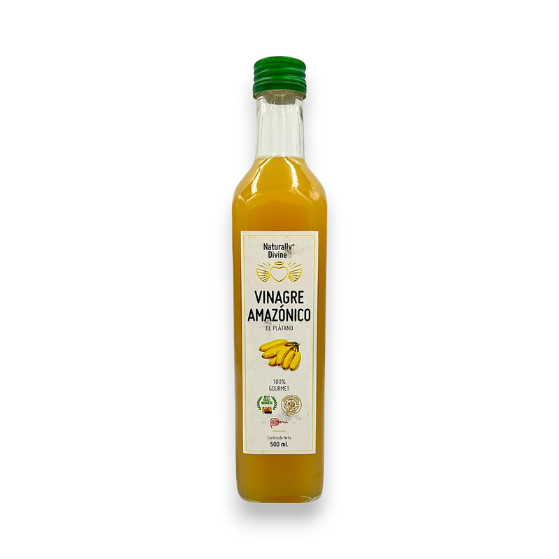 VINAGRE AMAZONICO DE PLATANO 500ML - NATURALLY DIVINE