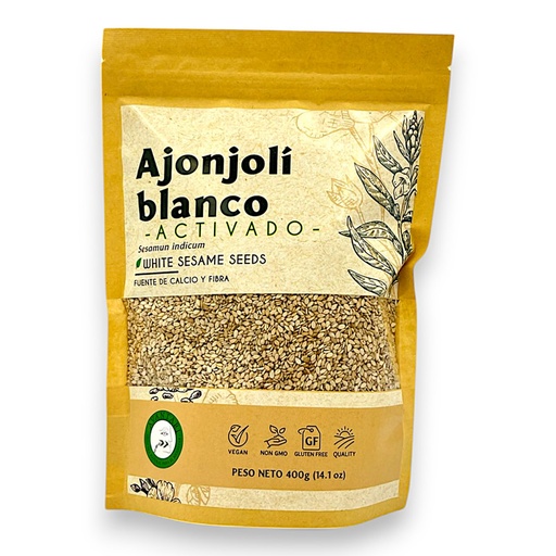 [571] AJONJOLI BLANCO ACTIVADO 400G - AVANTARI