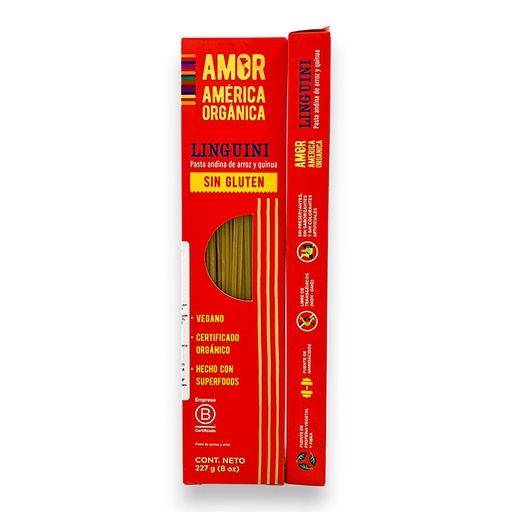 [1412] LINGUINI PASTA ANDINA ARROZ Y QUINUA 227G - AMER. ORG.