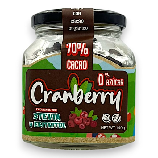 [1333] CRANBERRIES CON CHOCOLATE 70% 140G - CALYPSO