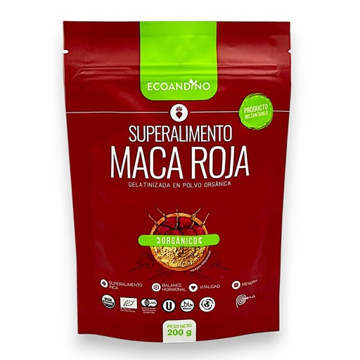 [1294] MACA ROJA ORGANICA 200G - ECOANDINO
