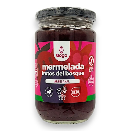 [2771] MERMELADA DE FRUTOS DEL BOSQUE C/STEVIA 300G - GOGA