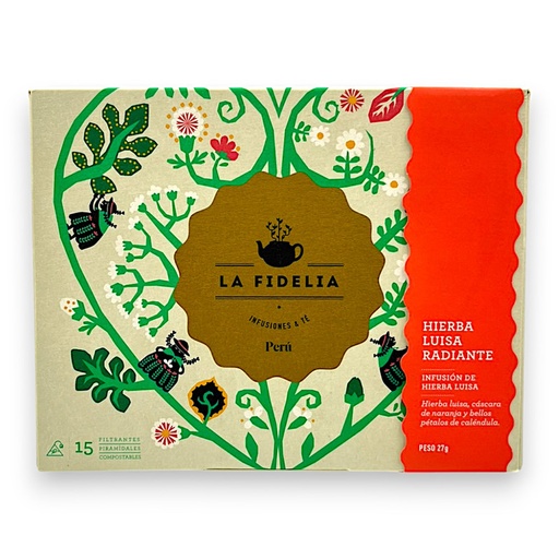 [3072] HIERBA LUISA RADIANTE 15FP 27G - LA FIDELIA