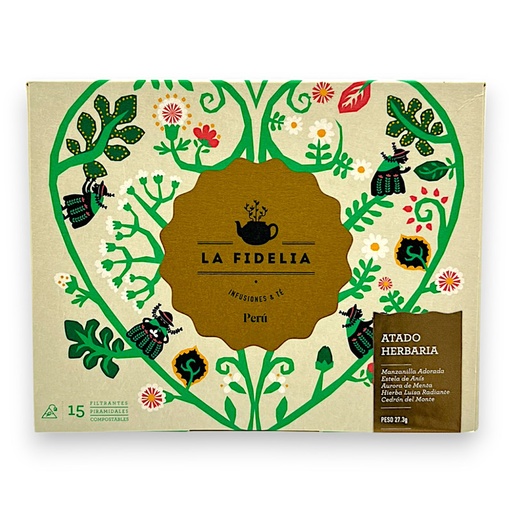 [3193] ATADO HERBARIA 15FP 27.3G - LA FIDELIA