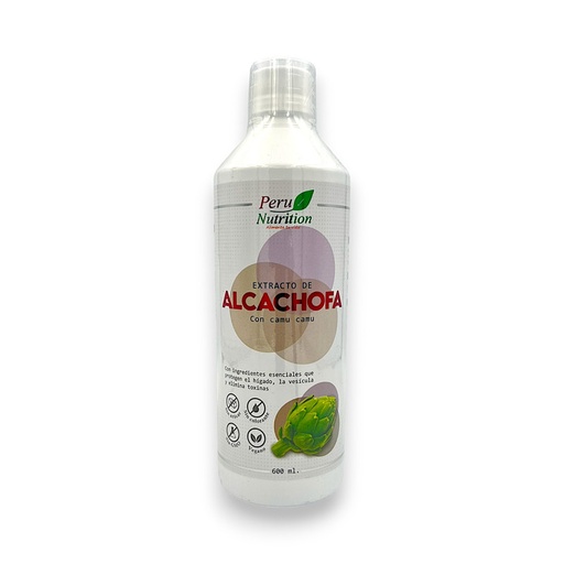 [3223] EXTRACTO DE ALCACHOFA CON CAMU CAMU 600ML - PERU NUTRITION