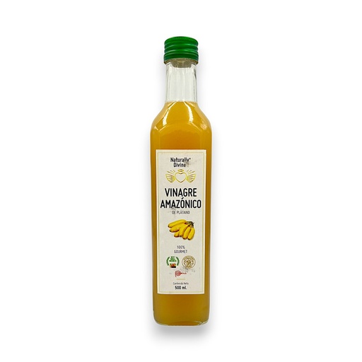 [3352] VINAGRE AMAZONICO DE PLATANO 500ML - NATURALLY DIVINE